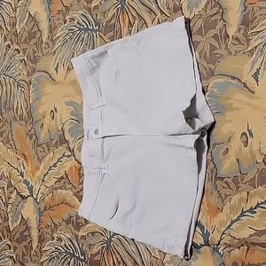 White Old Navy cuffed shorts